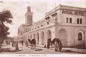 Sahara Prints: An external view of the Royal Hotel in Biskra, Algeria
