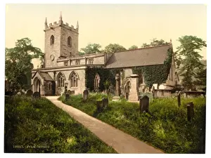 Eyam Prints: Eyam Church, Derbyshire, England