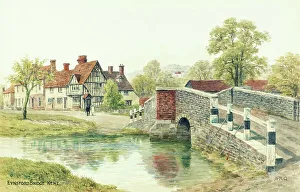 Sevenoaks Prints: Eynsford Bridge, near Sevenoaks, Kent