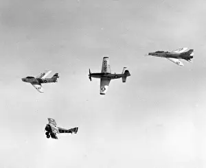 Mustang Prints: F-86 Sabre, P-51 Mustang and F-100 Super Sabre