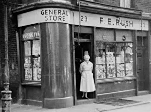 F E Rush newsagent, Aybrook Street, Marylebone, London