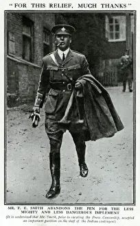 Censor Prints: F E Smith MP in uniform, WW1
