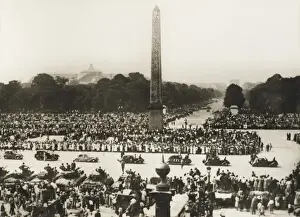 The F. F. I. parading Place de la Concorde
