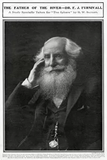 Nov20 Gallery: F. J. Furnivall Frederick James Furnivall FBA (1825 - 1910), English philologist