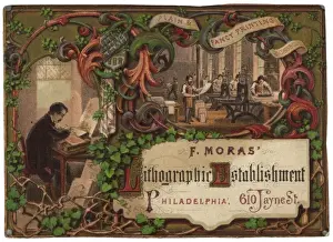 F. Moras Lithographic Establishment, Philadelphia, 610 Jayn