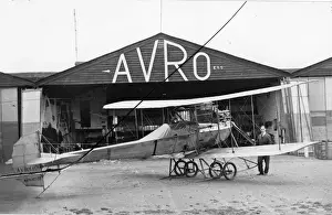 Raynham Prints: F P Raynham seated in the fourth Avro Type D at Brooklands