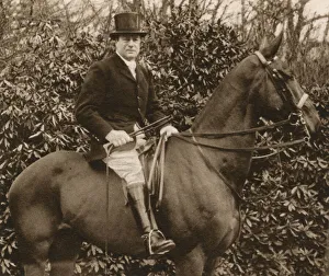 Images Dated 15th March 2017: F. W Rickett on horseback