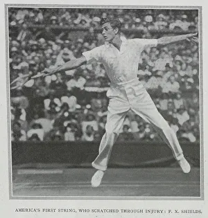 Stretching Collection: F. X. Shields, Tennis Player