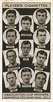Finalists Prints: FA Cup finalists - Newcastle United, 1911, drawn game