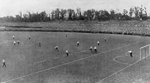 Saving Prints: FA Cup football 1902, Foulke saving for Sheffield United
