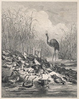 Dodsley Gallery: Fable / Frogs & Stork