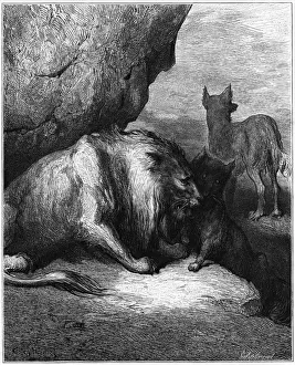 Finds Prints: Fable / Lion, Wolf & Fox
