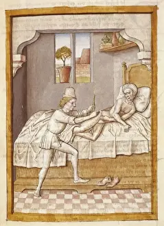 Manuscripts Prints: The Fables of Bidpai. Folio 6: Healing of an ill