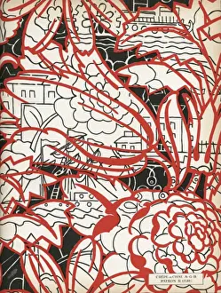 Fabric design, Art Gout Beaute, 1924