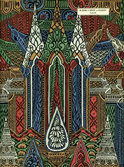 Middle Gallery: Fabric design, Art Gout Beaute, 1924