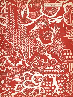 Fabric design, Art Gout Beaute, 1924