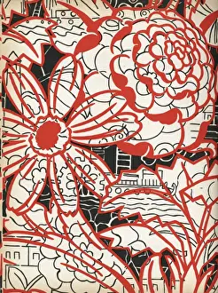 Fabric design, Art Gout Beaute, 1924