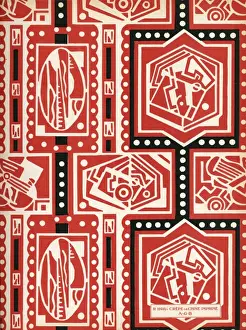 Fabric design, Art Gout Beaute, 1924