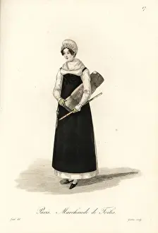 Fabric seller, early 19th century