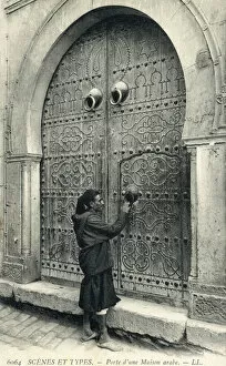 Carved Gallery: Fabulous Arab Doorway - Sidi Bou Said, Tunisia