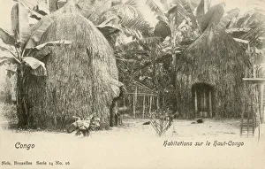 Images Dated 2nd September 2019: Fabulous traditional Houses - Upper Congo, Africa