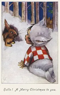 Encountering Prints: Face to face with a bunny