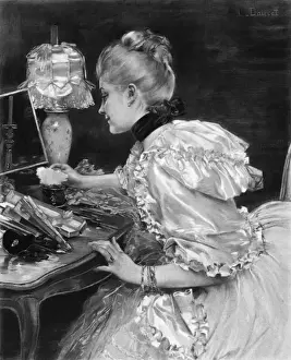 Heading Prints: Face Powder Lady 1887