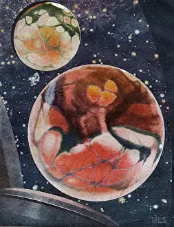 Universe Prints: Two faces of the planet Mars