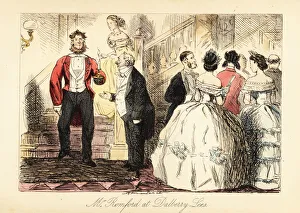 Images Dated 1st July 2020: Facey Romford hands his candle to a footman