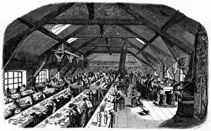 The factory of Adolphe Sax, 1848