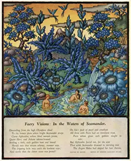 Goddesses Prints: Faery Visions - In the Waters of Scamander