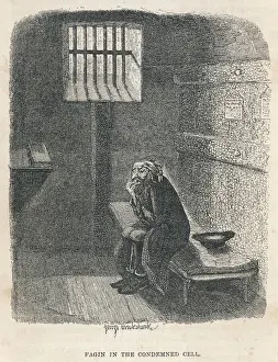 Dickens Prints: Fagin in Jail