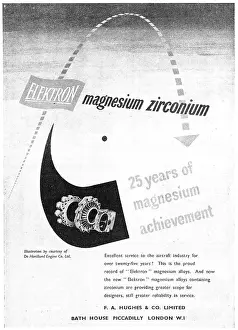 Hughes Prints: F.A.Hughes Elektron - Magnesium-Zirconium - Alloys