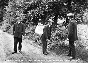 Ardara Collection: Fair Day in Ardara, a Glengesh Man Bringing in a Web of Home