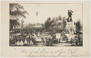 Images Dated 13th June 2012: Fair in Hyde Park, London, with Grahams balloon