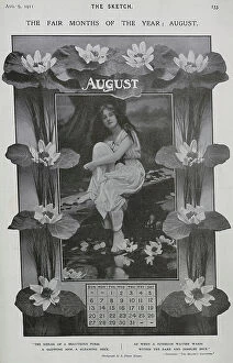 Calendar Collection: The fair months of the year: August