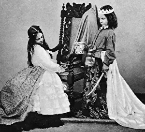 Dodgson Prints: Fair Rosamond by Lewis Carroll, c. 1863