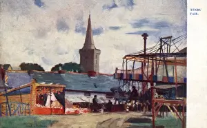 Nov18 Prints: A Fair at Tenby, Pembrokeshire, southwest Wales