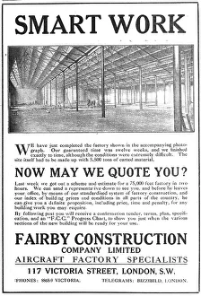 Hangars Prints: Fairby Construction Aircraft Hangars