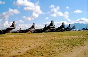 Davis Monthan Prints: Fairchild C-123K Providers at Davis-Monthan Air Force Base