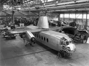 Fairey Rotodyne under construction