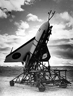 Fairey VTO delta-winged research missile under test