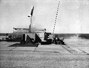 Shortly Prints: Fairey VTO delta-winged research missile under test