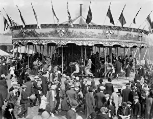 Carousel Prints: Fairground Roundabout