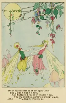 Delicate Prints: Fairies dancing at twilight