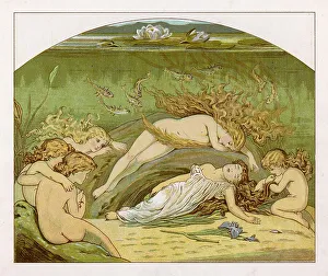 Stole Prints: FAIRIES & DEAD CHILD