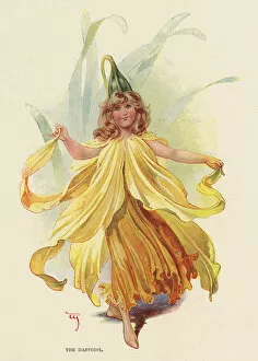 Images Dated 6th January 2016: Fairies of the Garden - The Daffodil