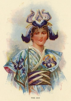 Images Dated 6th January 2016: Fairies of the Garden - The Iris