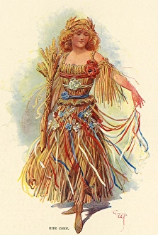 Images Dated 6th January 2016: Fairies of the Garden - Ripe Corn