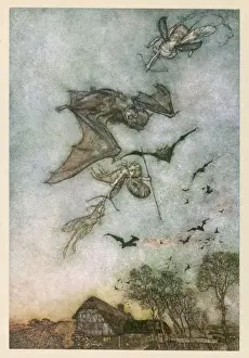 Bats Prints: Fairies Hunt Bats